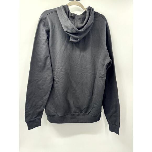 Caterpillar Black Men XL Hoodie CAT Construction‎ Sweatshirt Outer Work Wear - Picture 2 of 5